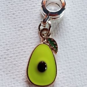 Charm. Silver and gold tone. NWOT.  Fits in Pandora snake chain Bracelet.